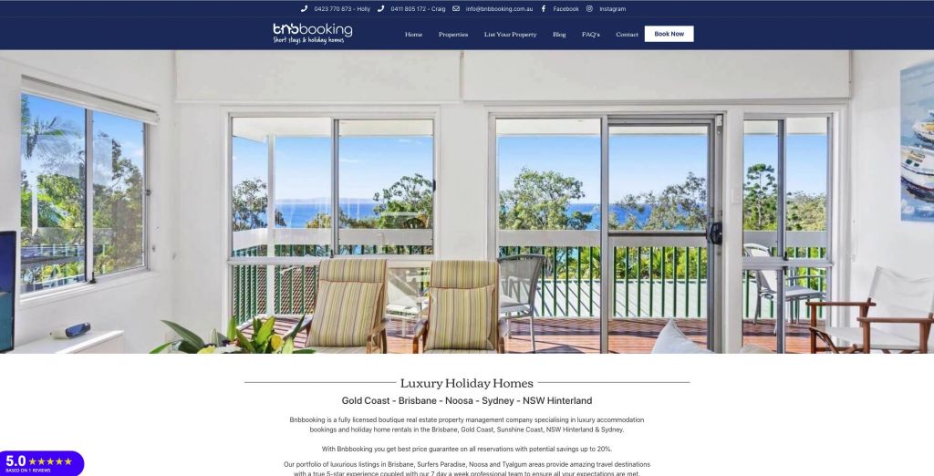Airbnb Property Management Sunshine Coast Bnbbooking